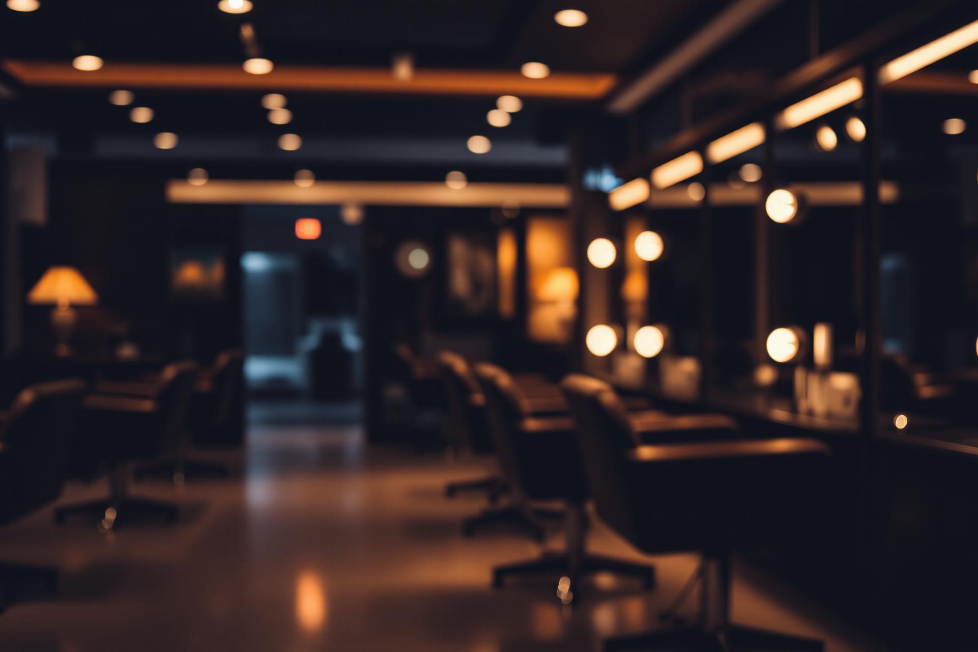 Elegant high-end salon interior